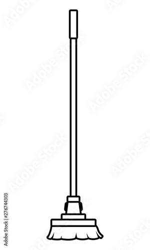 cleaning and hygiene equipment icons in black and white