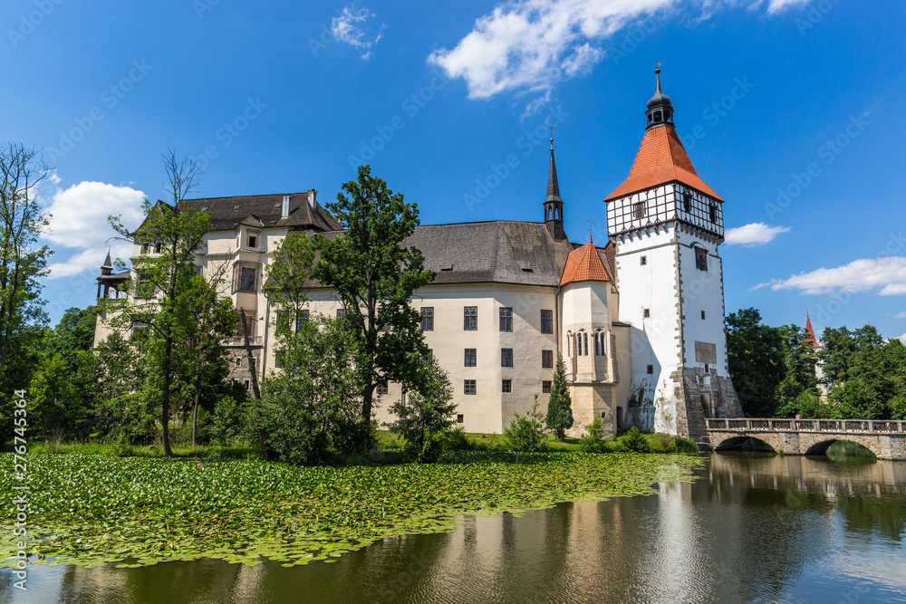Renaissance castle in Blatna town, Czech Republic