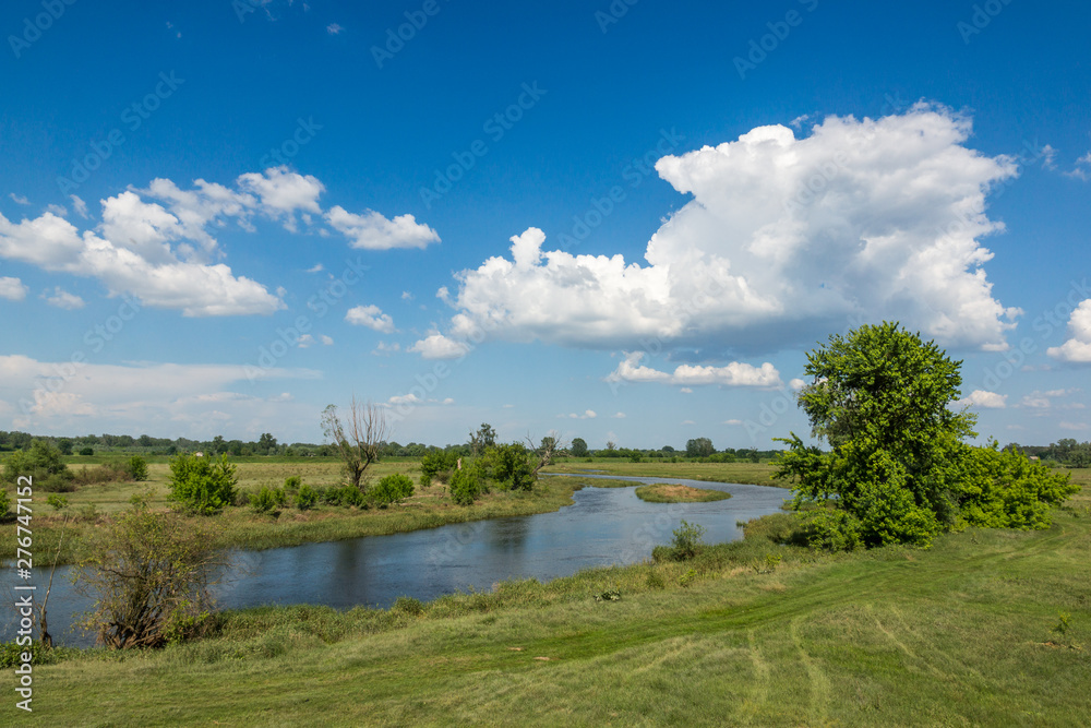 Bzura river near Kamion, Masovia, Poland Bzura river near Kamion, Masovia, Poland