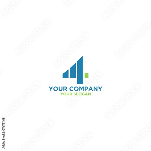 Four Accounting Logo Design Vector