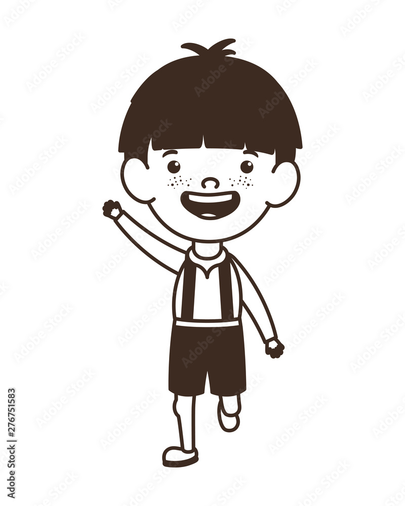 silhouette of student boy standing on white background silhouette of student boy standing on white background
