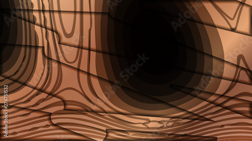 abstract wave background with wooden patterns