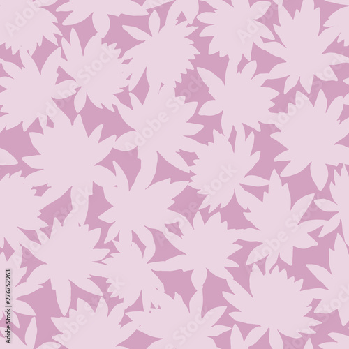 Vector abstract seamless pattern with flowers. Floral wallpaper with cute pink flowers, great for gift wrap, cards and scrapbooking.