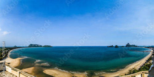 landscape of sea view at Prachuap Khiri Khan province, Thailand