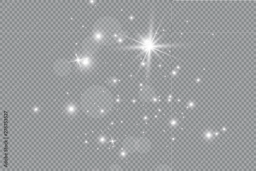 The dust is yellow. yellow sparks and golden stars shine with special light. Vector sparkles on a transparent background. Christmas light effect. Sparkling magical dust particles. The dust is yellow. yellow sparks and golden stars shine with special light. Vector sparkles on a transparent background. Christmas light effect. Sparkling magical dust particles.
