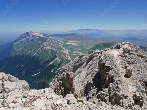 immagine del trekking verso il Gran Sasso, Abbruzzo, Italia