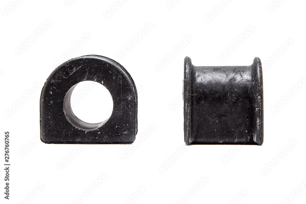 The bushings of the car isolated on white The bushings of the car isolated on white