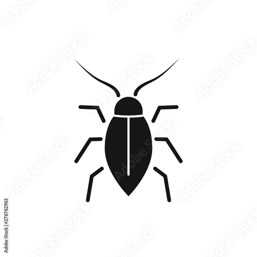Cockroach vector icon, insect icon, bug isolated illustration © Maksim