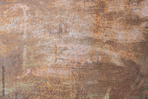 rusty painted metal sheet. rusty iron background