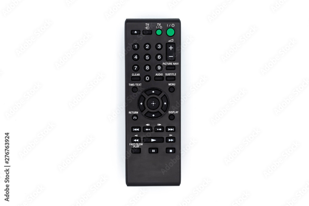 Tv remote control isolated on white background. Tv remote control isolated on white background.
