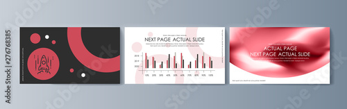 Set of brochures Sushi for marketing the promotion goods and services on market