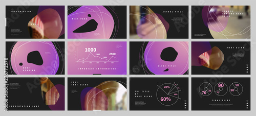 Presentation template design