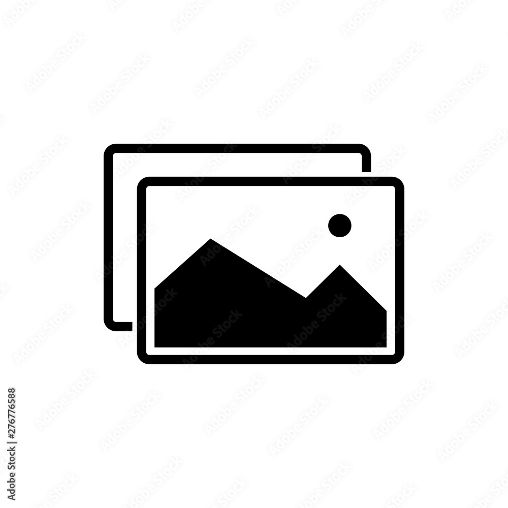 Picture Image Icon Vector Illustration - Vector