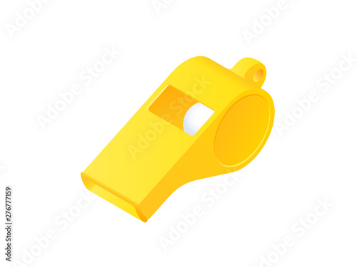 Whistle icon isolated on white background