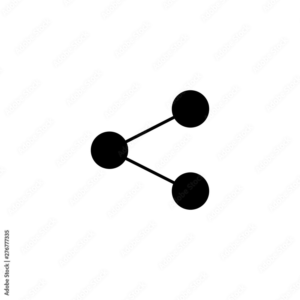 Share Icon Flat Vector Illustration - Vector Share Icon Flat Vector Illustration - Vector