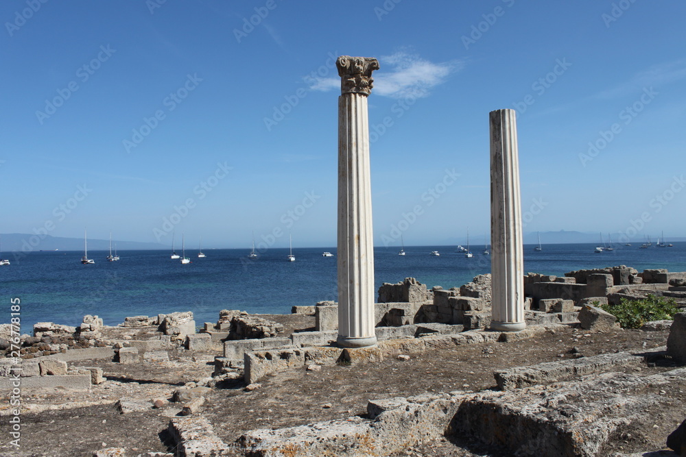Roman ruins on the coast of Sardinia Roman ruins on the coast of Sardinia