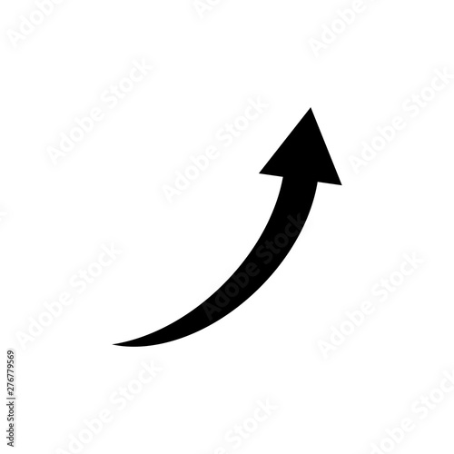 Arrow Pointer Mark Icon Vector Illustration - Vector