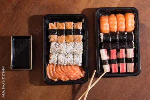 food  salmon  fish  sushi