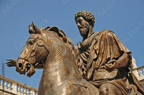 Roma, piazza del Campidoglio - Statua di Marco Aurelio