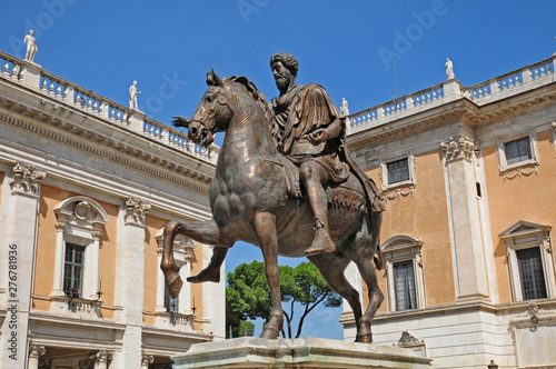 Roma, piazza del Campidoglio - Statua di Marco Aurelio photo