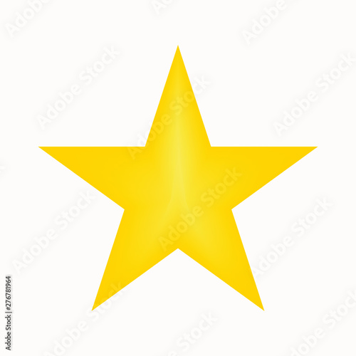 Star icon vector. Classic rank isolated. Trendy flat favorite design. Star web site pictogram  mobile app. 