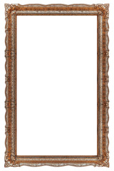 Big Picture frame with empty background copy space - Stock image