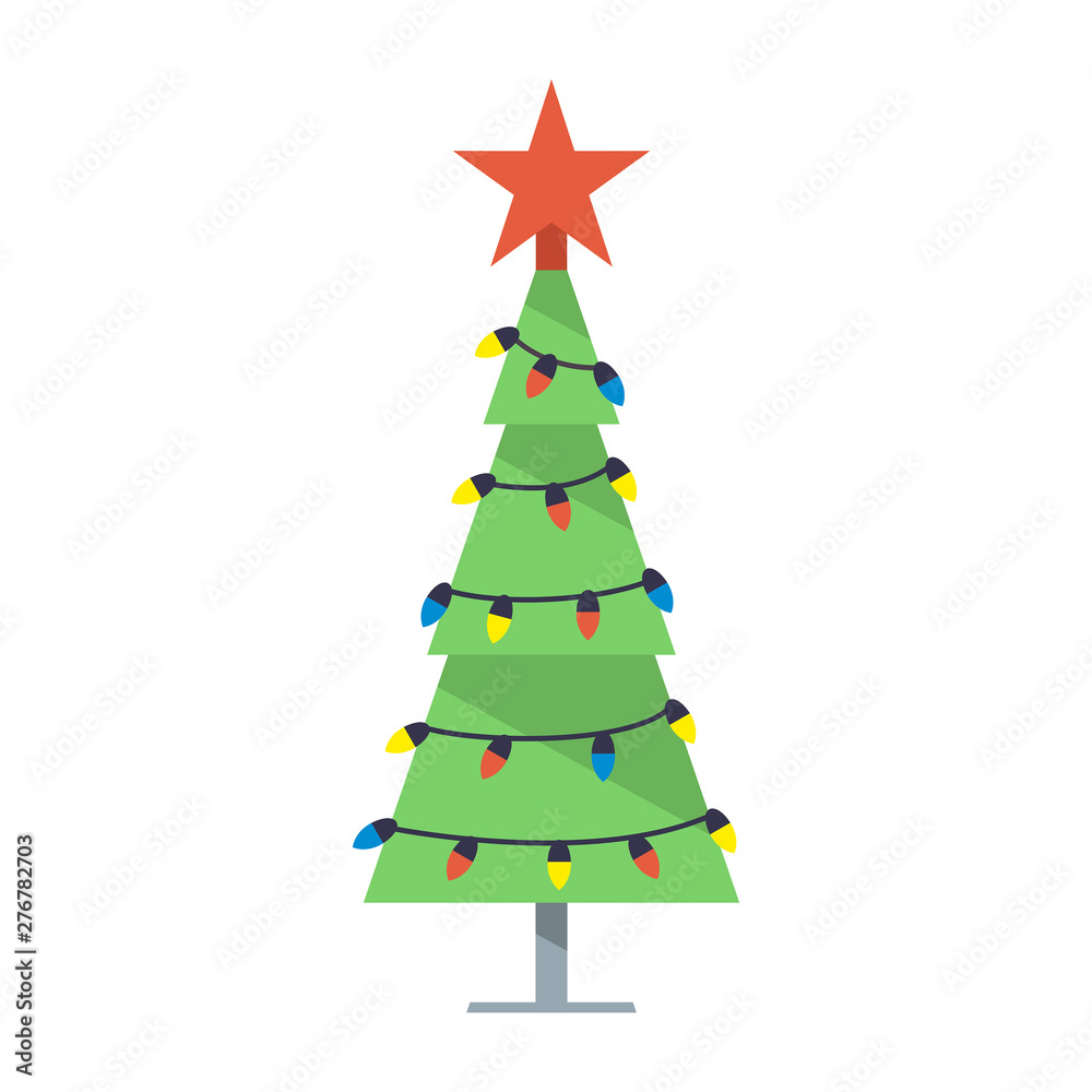 Christmas tree. isolated on white background Christmas tree. isolated on white background
