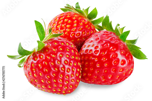 Strawberry on a white isolated background