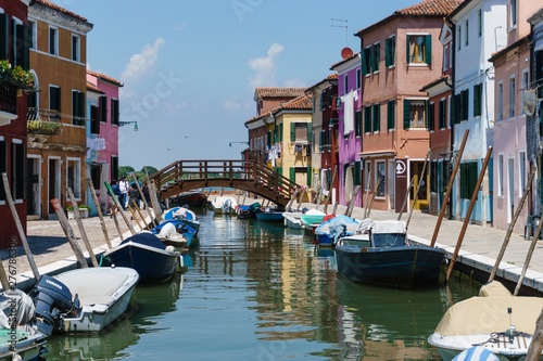grand canal in Burano