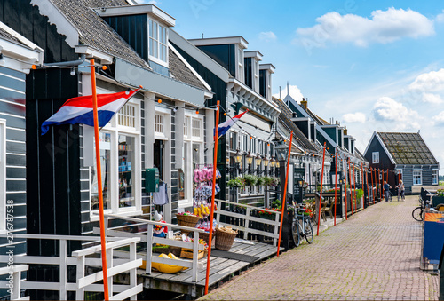 Hafenpromenade Marken am Markermeer, Holland photo