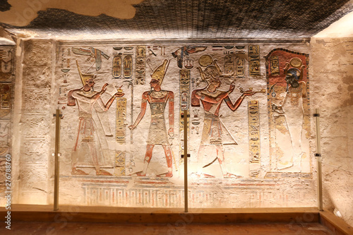 Tomb in Valley of the Kings, Luxor, Egypt photo