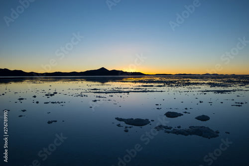 Salar de Uyuni in Bolivia - The world's largest salt flat.