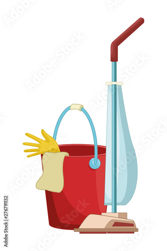 cleaning and hygiene equipment icons