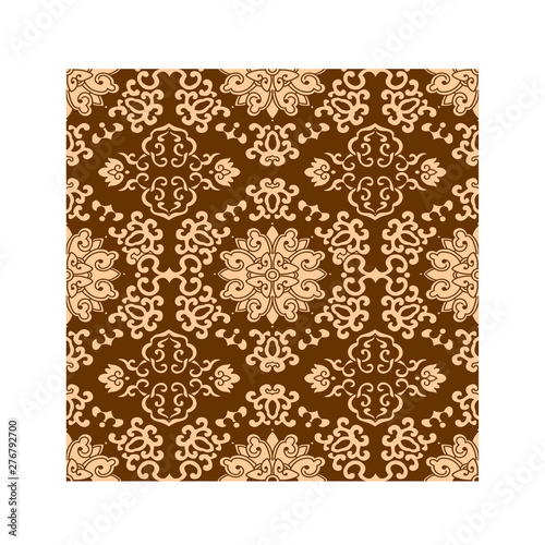 Traditional vintage batik pattern is printed by hand-made giving a very classy feel ethnic, retro, grunge, rustic and classic.