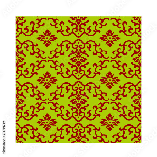 Traditional vintage batik pattern is printed by hand-made giving a very classy feel ethnic, retro, grunge, rustic and classic.