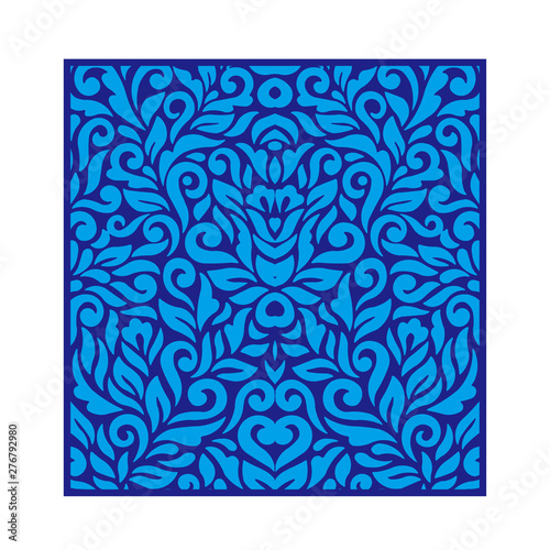 Traditional vintage batik pattern is printed by hand-made giving a very classy feel ethnic, retro, grunge, rustic and classic.
