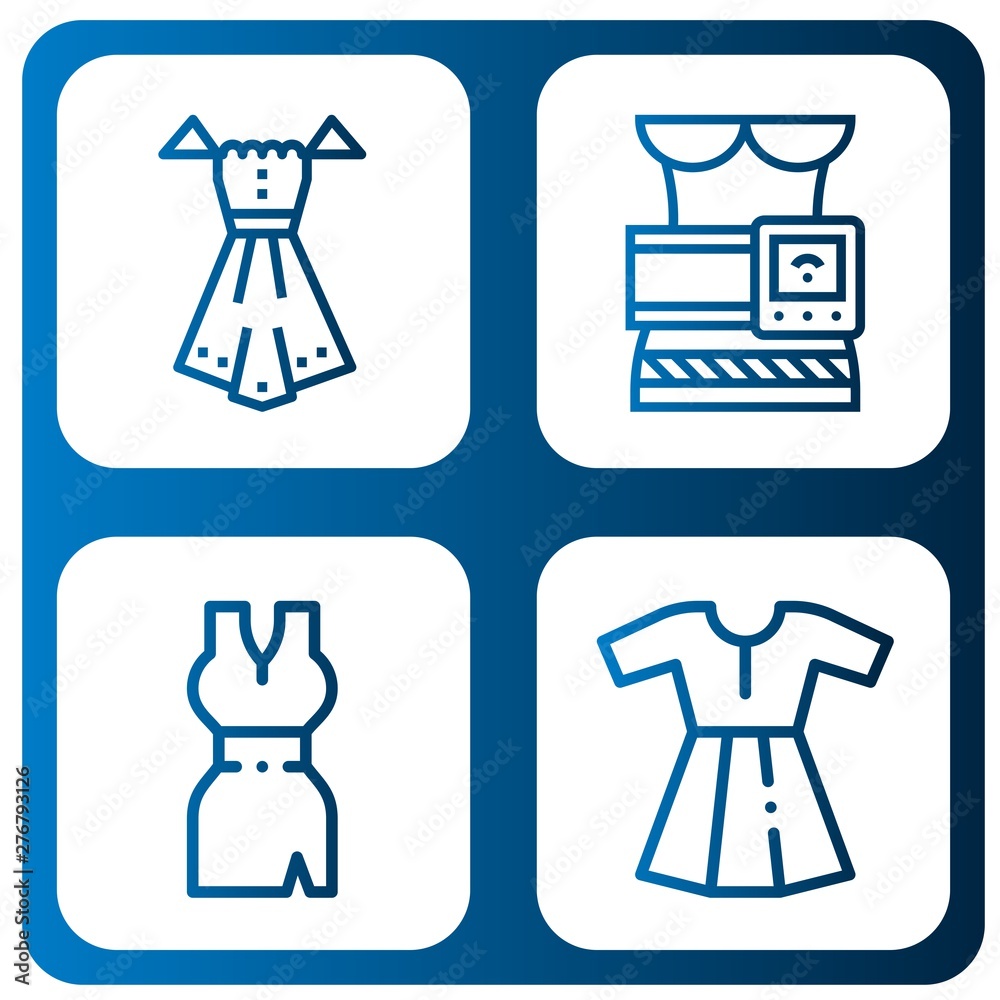 Set of corset icons such as Dress, Slimming belt , corset Set of corset icons such as Dress, Slimming belt , corset