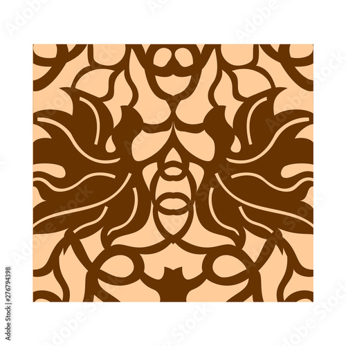 Traditional vintage batik pattern is printed by hand-made giving a very classy feel ethnic, retro, grunge, rustic and classic.
