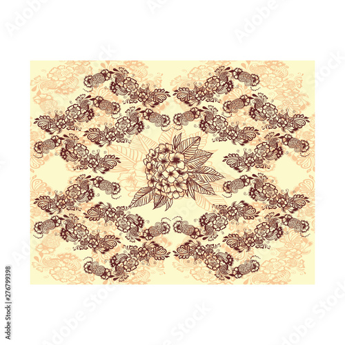 Traditional vintage batik pattern is printed by hand-made giving a very classy feel ethnic, retro, grunge, rustic and classic.