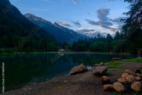 Lake Kara-Kel. Teberda, Karachay-Cherkessia, Russia photo