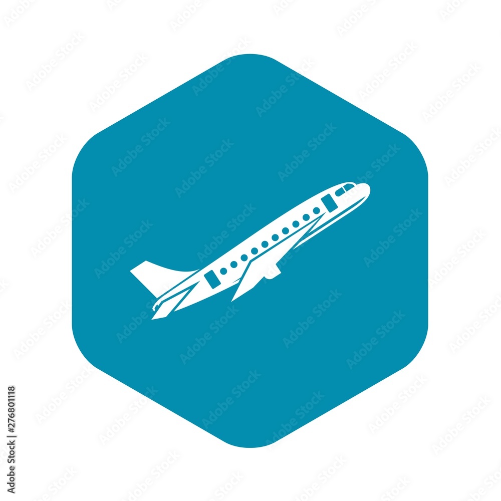 Aircraft icon. Simple illustration of aircraft vector icon for web