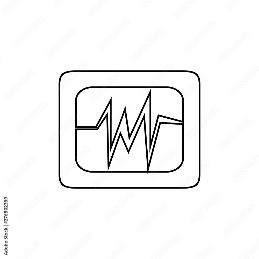 Hearth cardio icon. Health diagram symbol Hearth cardio icon. Health diagram symbol