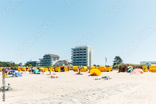 Strand am Nordsee-Wattenmeer in Cuxhaven-Duhnen