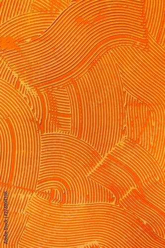 Bright textured orange contrasting background wall