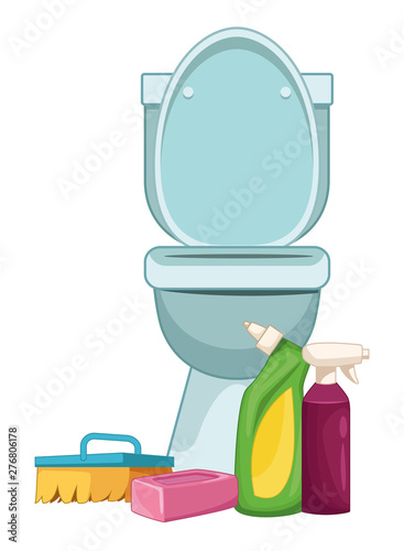 cleaning and hygiene equipment icons