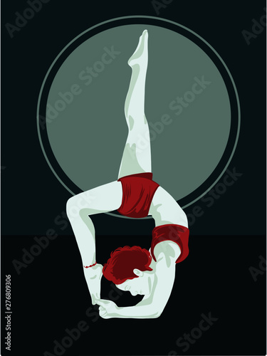 Mujer haciendo yoga