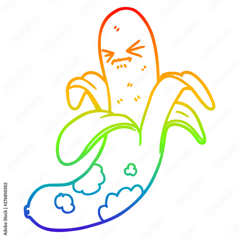 Rotten Banana Drawing