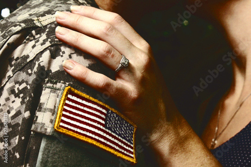 Couple before deployment