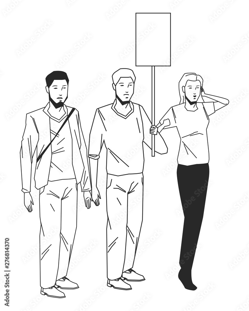 socil ctivity public protest blck white socil ctivity public protest blck white