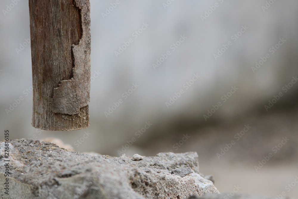 Concrete and Wood Structure